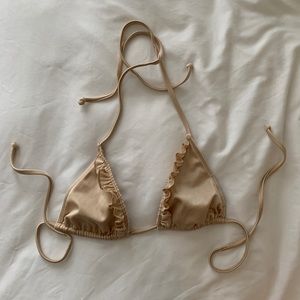 Wildfox triangle bikini top. Worn once